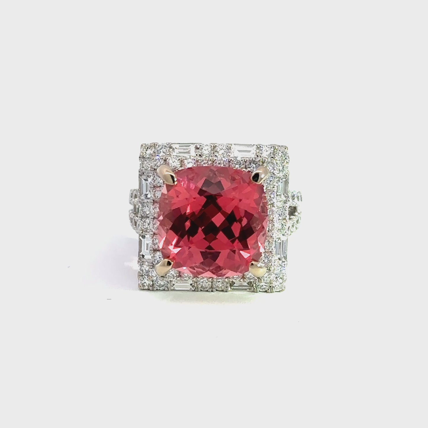 Stunning Pink Gemstone Ring