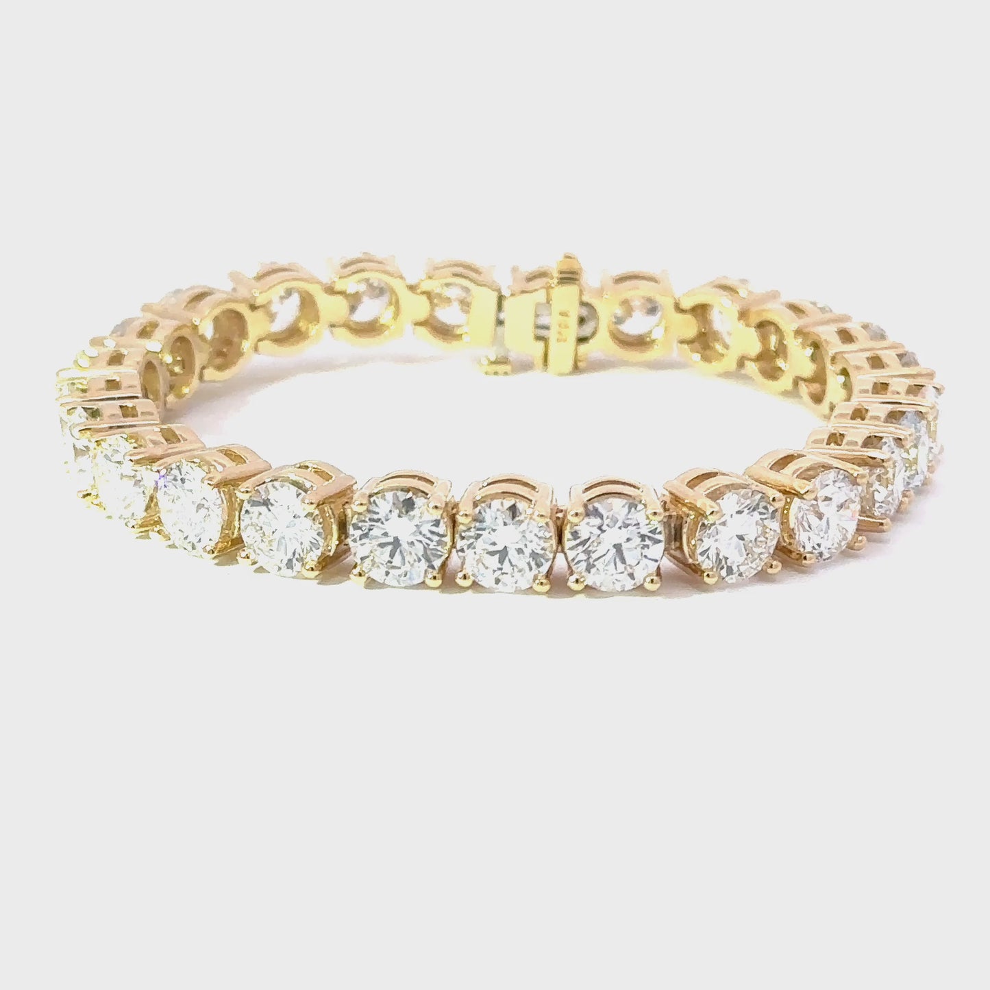 Golden Light – Diamond Tennis Bracelet