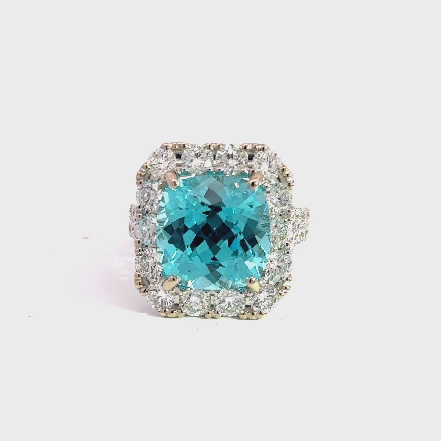 Stunning Aqua Blue Ring