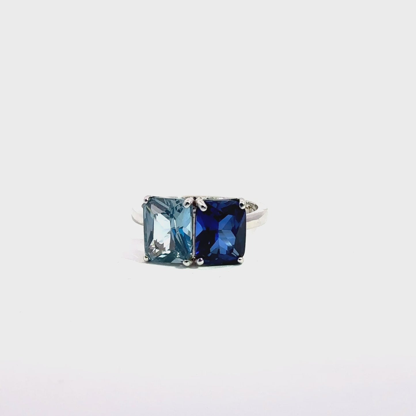 Elegant Dual-Stone Ring