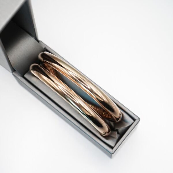 Bold Rose Gold Bangle - Image 6