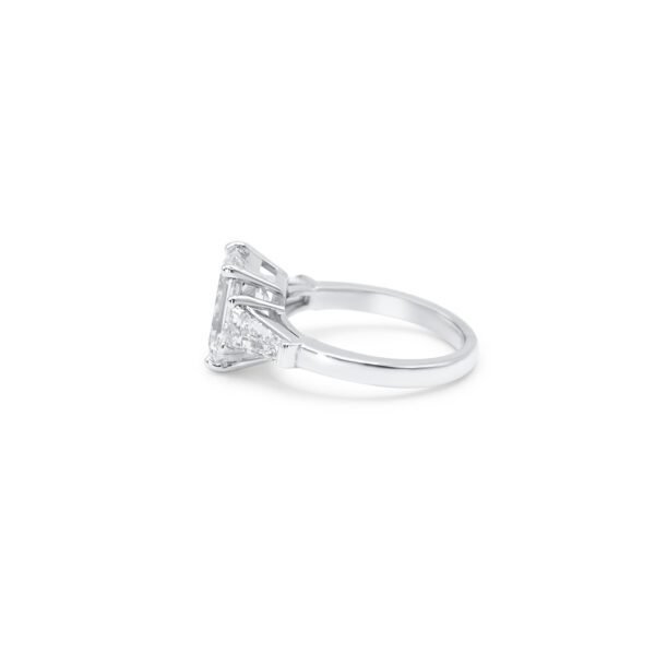 Emerald Cut Diamond & Baguette Ring - Image 2